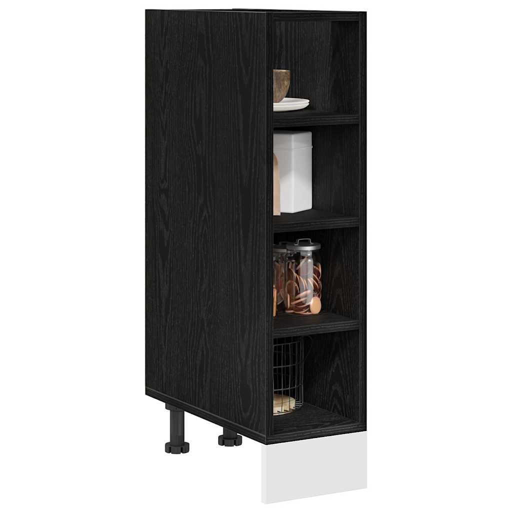 Kitchen Base Cabinet Black oak 20 x 44.5 x 81.5 cm