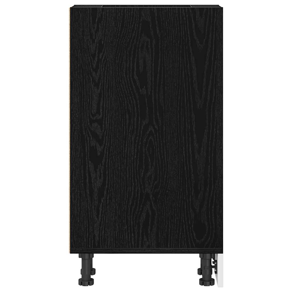 Kitchen Base Cabinet Black oak 20 x 44.5 x 81.5 cm