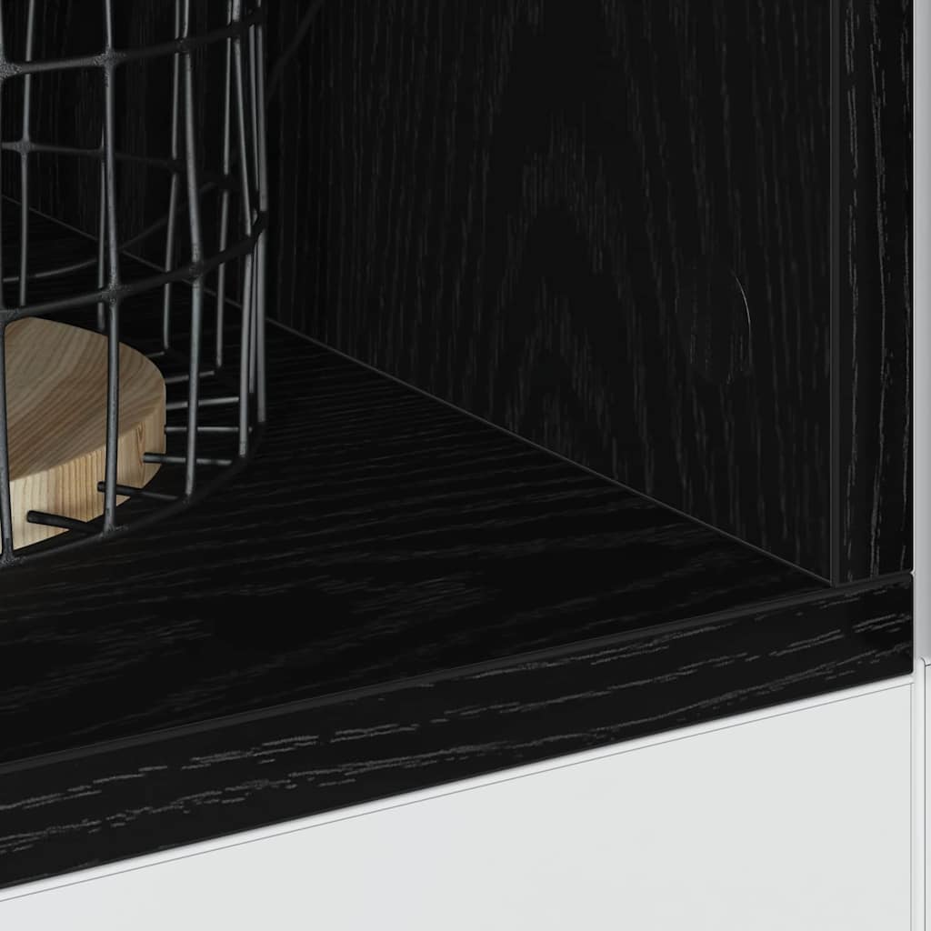 Kitchen Base Cabinet Black oak 30 x 44.5 x 81.5 cm