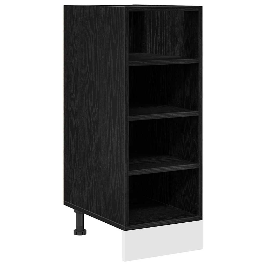 Kitchen Base Cabinet Black oak 30 x 44.5 x 81.5 cm