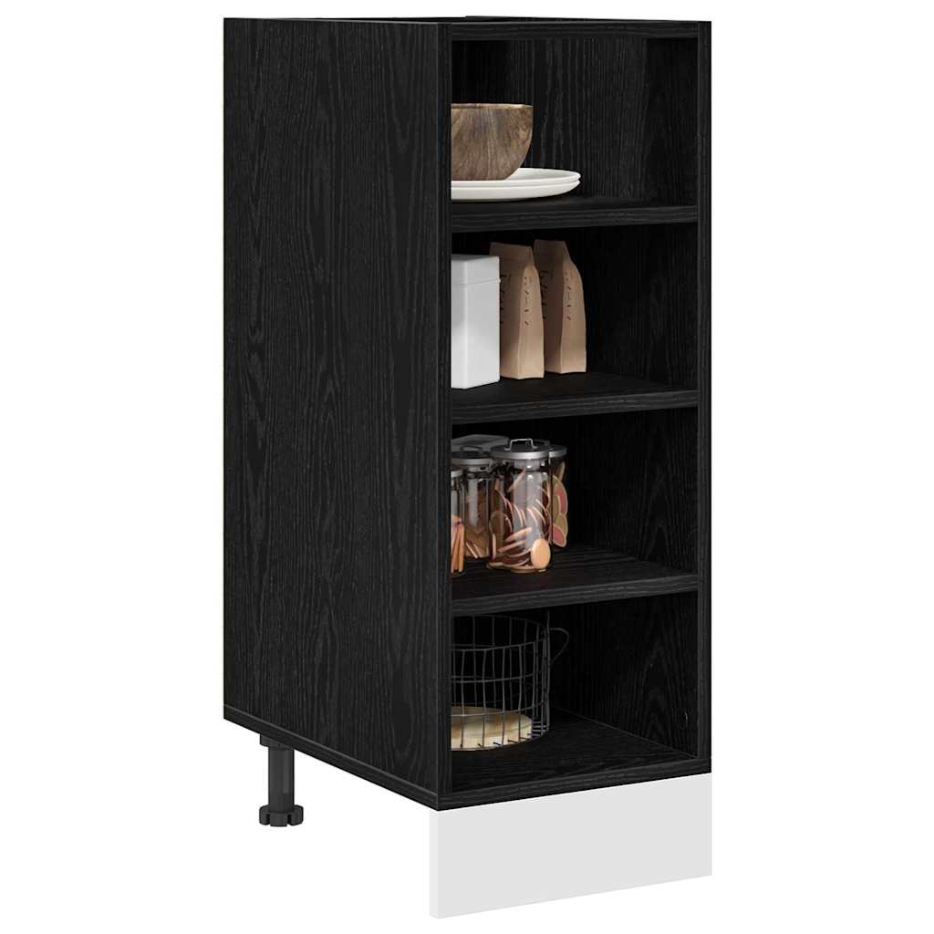 Kitchen Base Cabinet Black oak 30 x 44.5 x 81.5 cm