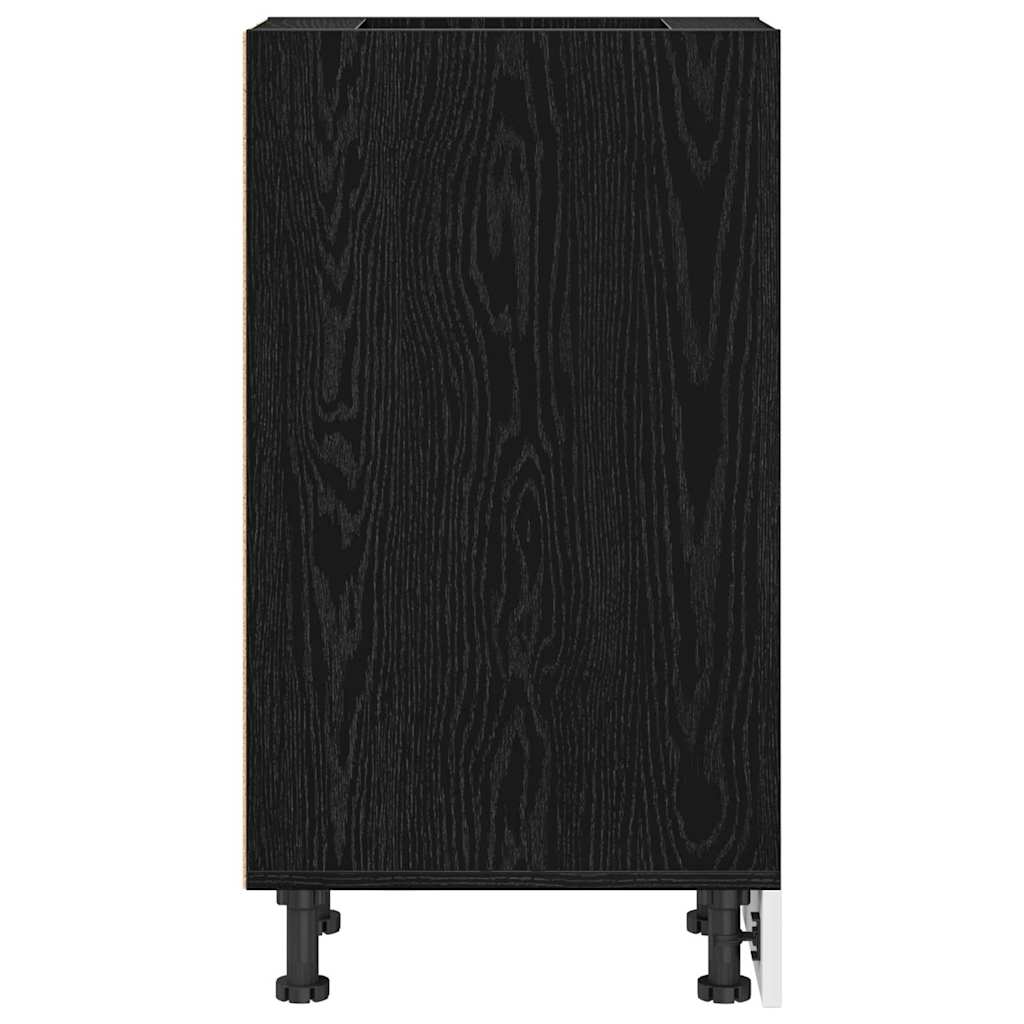 Kitchen Base Cabinet Black oak 30 x 44.5 x 81.5 cm