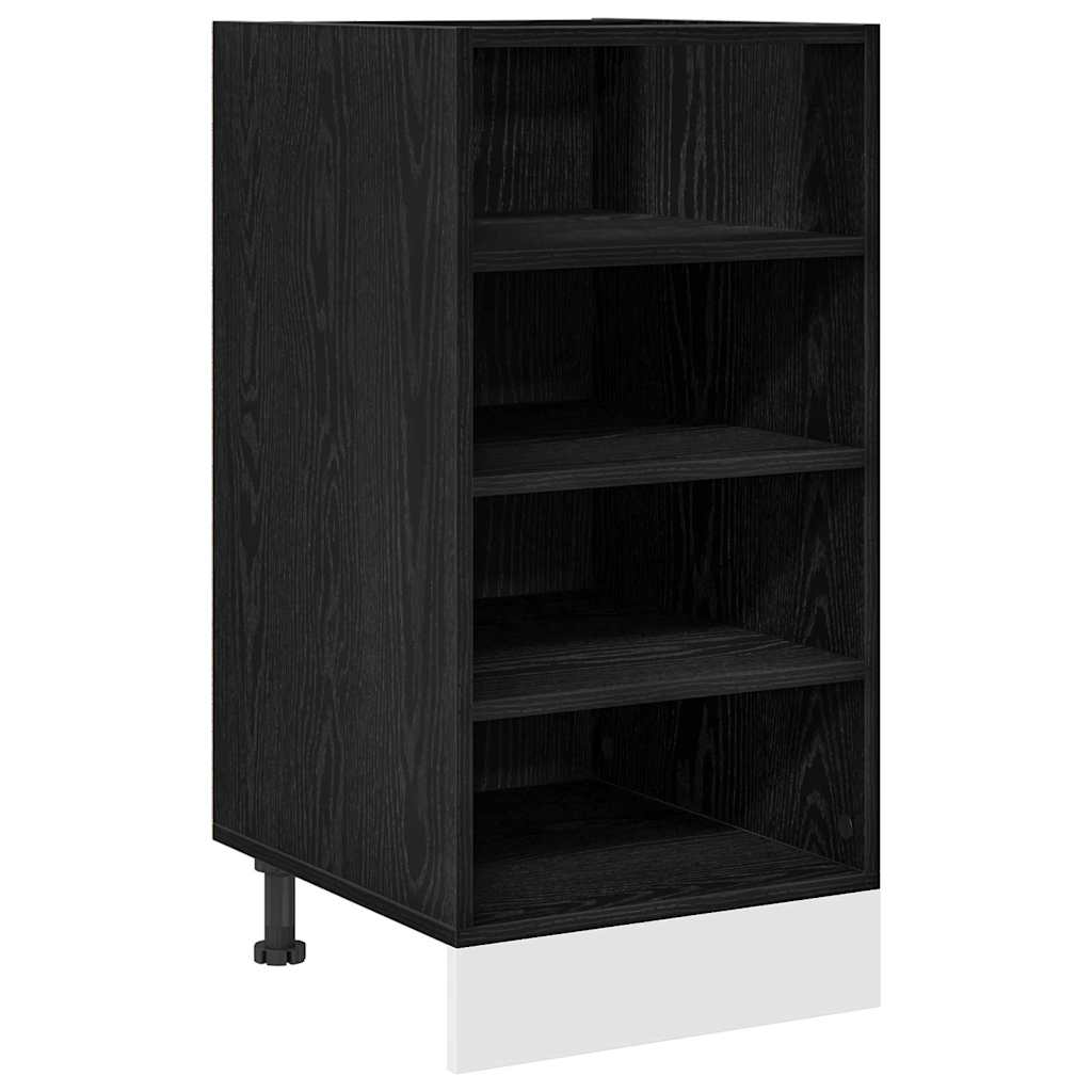 Kitchen Base Cabinet Black oak 40 x 44.5 x 81.5 cm