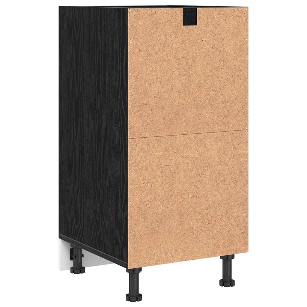 Kitchen Base Cabinet Black oak 40 x 44.5 x 81.5 cm