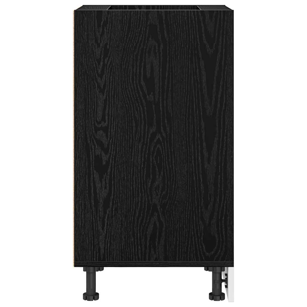 Kitchen Base Cabinet Black oak 40 x 44.5 x 81.5 cm