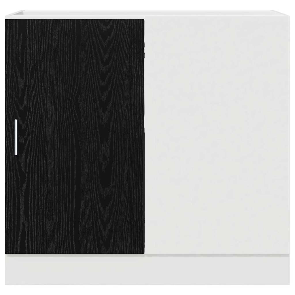 Kitchen Corner Base Cabinet Black oak 86 x 46 x 81.5 cm