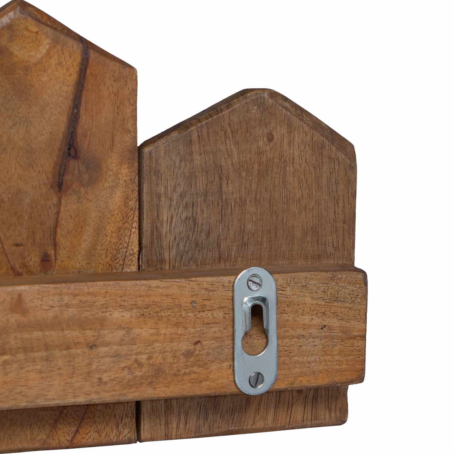 Hanger Brown 48 x 8 x 15 cm Solid Mahogany Wood