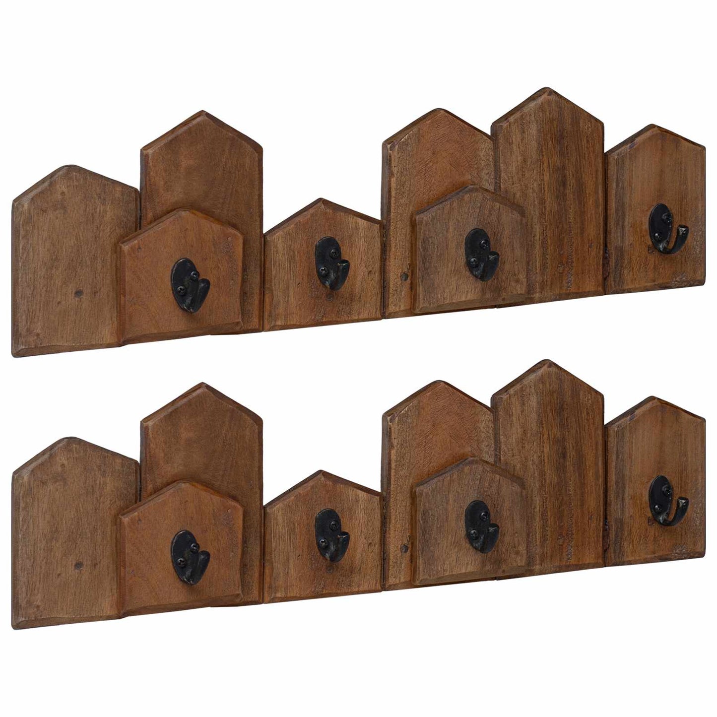Hanger Brown 48 x 8 x 15 cm Solid Mahogany Wood