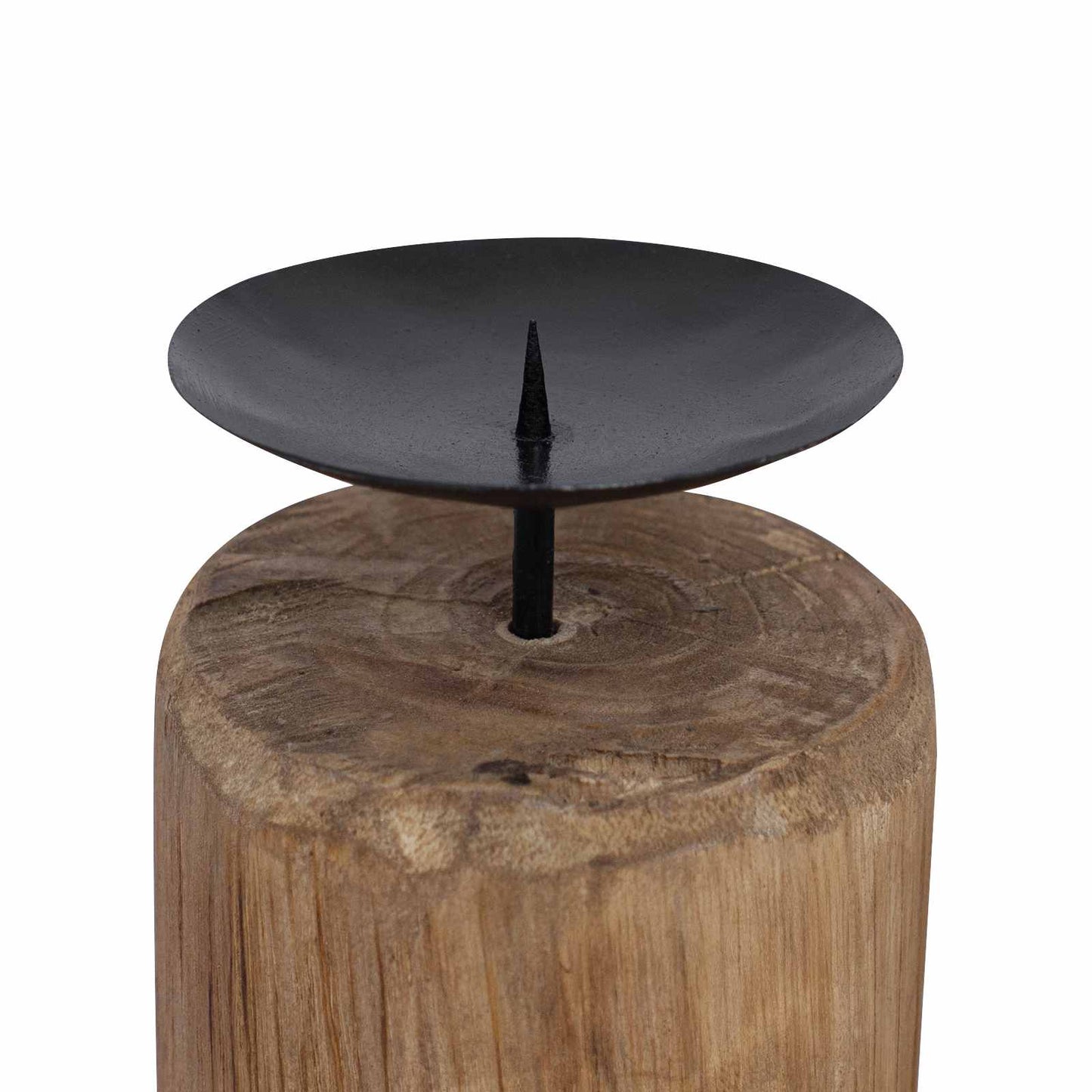 Candle Holder 3 pcs Natural Solid Teak wood