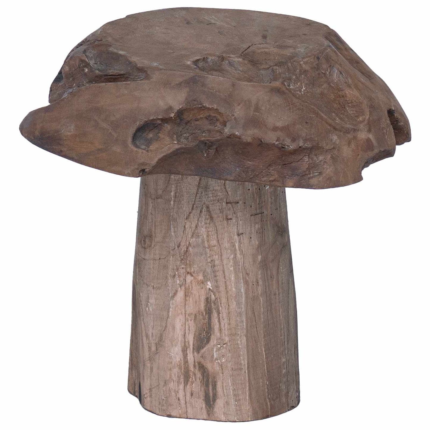 Stool Natural 35 x 35 x 35 cm Solid Teak Wood