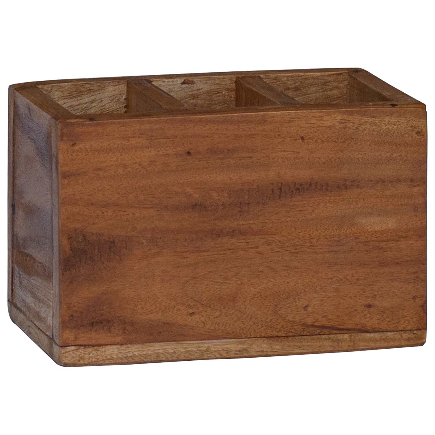 Pencil Case Multicolour 18 x 10 x 12 cm Solid Mahogany Wood