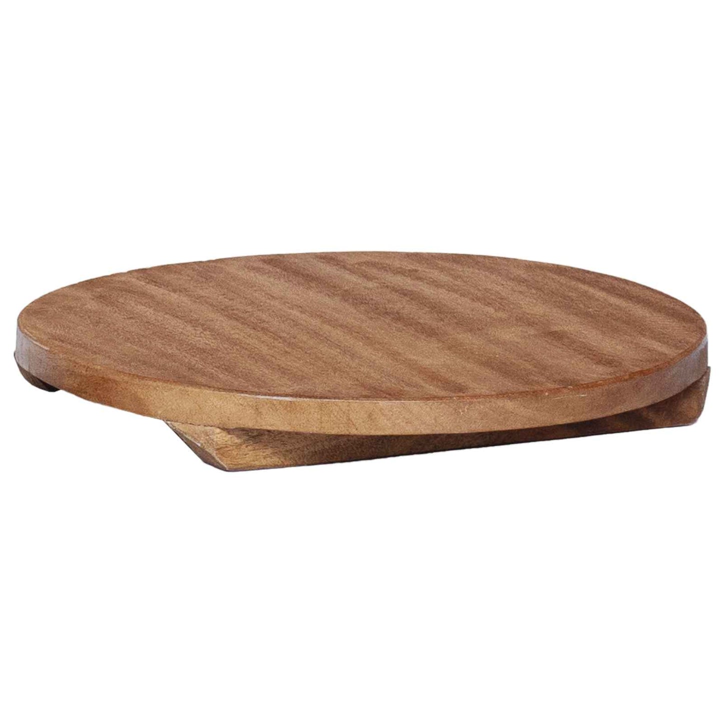 Plant Stool 3 pcs Natural 29 x 29 x 3.5 cm Mahogany Wood