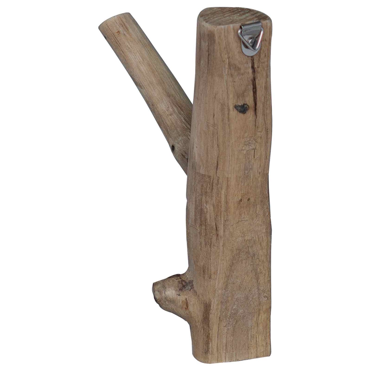 Hook Brown 4 x 4 x 14 cm Solid Reclaim Wood
