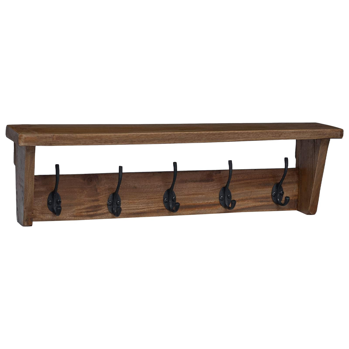 Hanger Brown 50 x 10 x 14 cm Solid Mahogany Wood