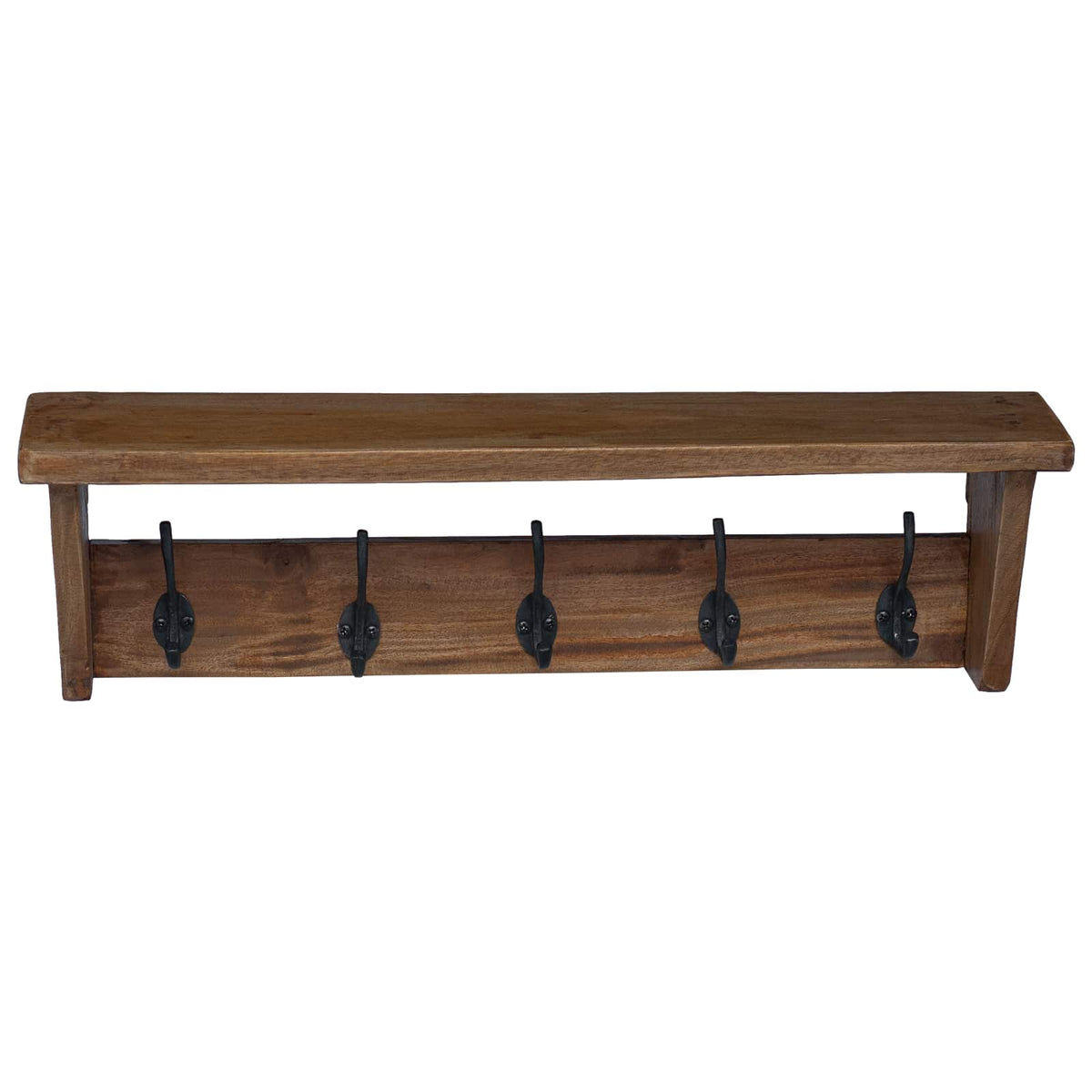 Hanger Brown 50 x 10 x 14 cm Solid Mahogany Wood