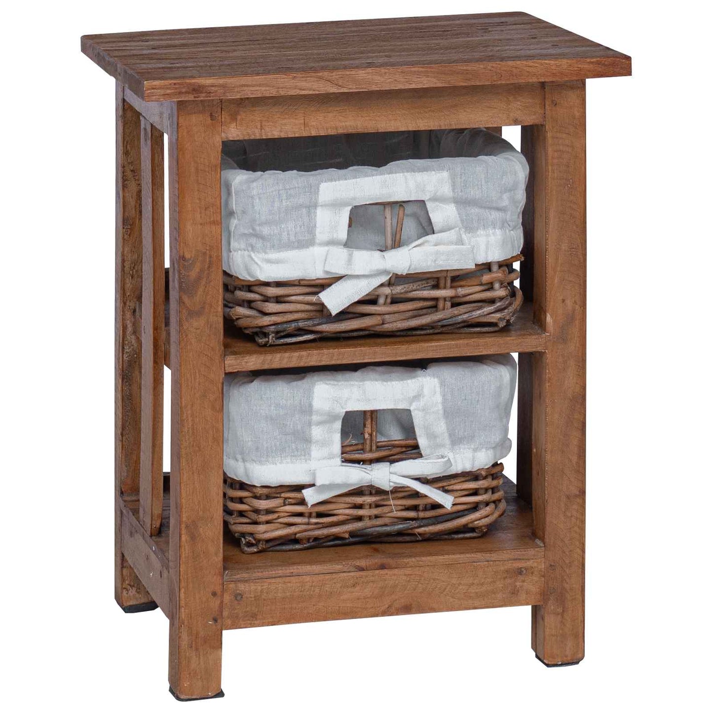 Side Table Brown 38 x 28 x 50 cm Solid Mahogany wood