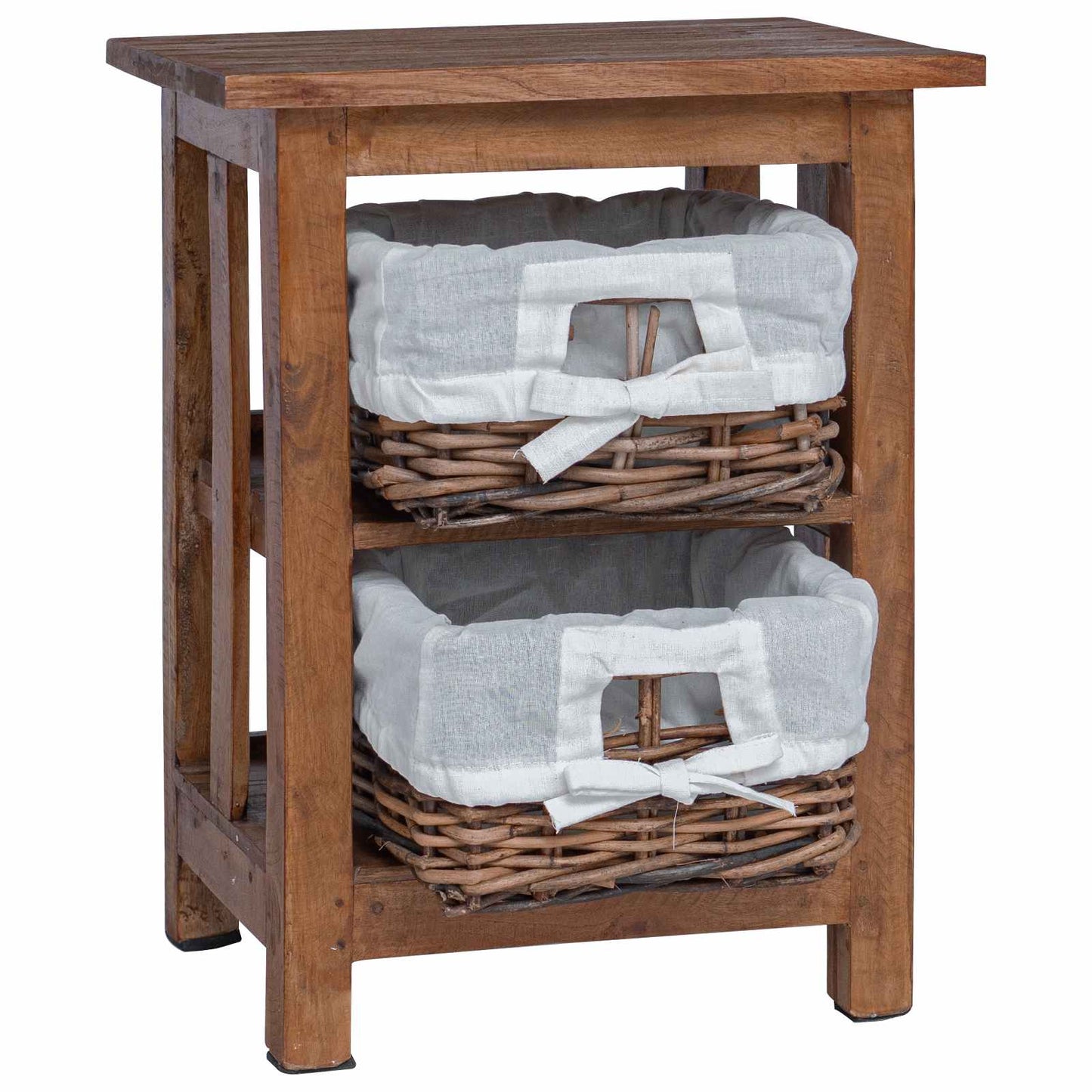 Side Table Brown 38 x 28 x 50 cm Solid Mahogany wood
