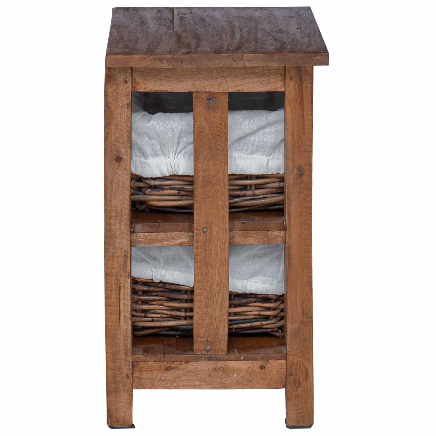 Side Table Brown 38 x 28 x 50 cm Solid Mahogany wood