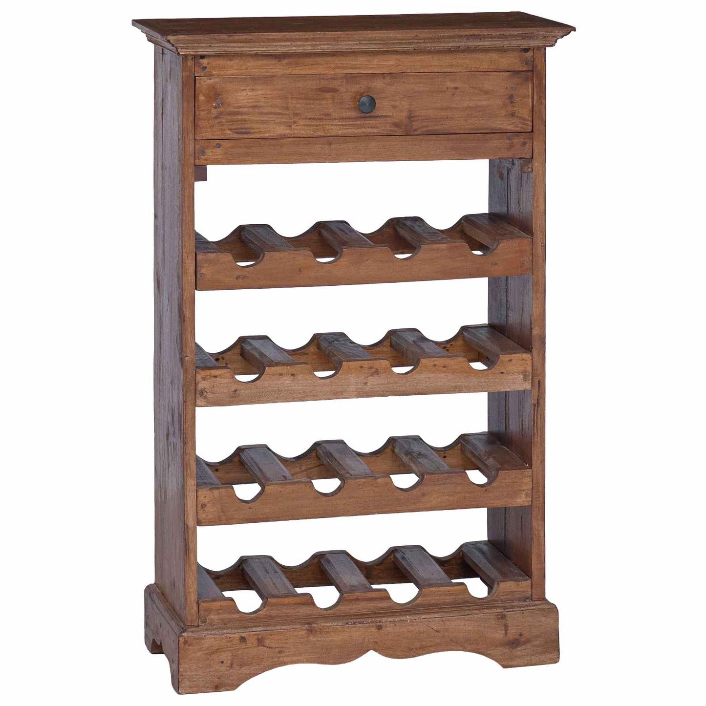 Wine Rack 55 x 23 x 85 cm Solid Mahogany Wood