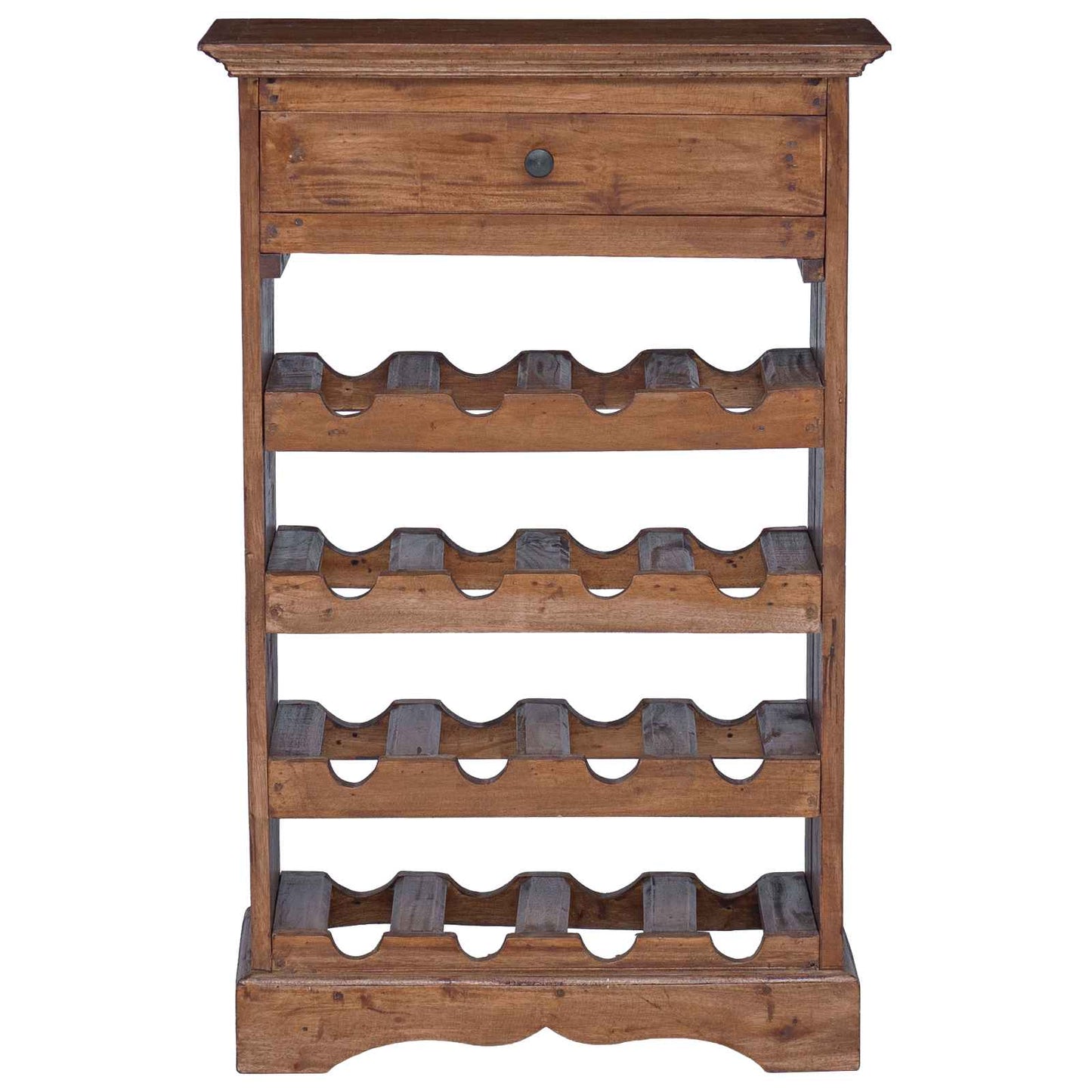Wine Rack 55 x 23 x 85 cm Solid Mahogany Wood