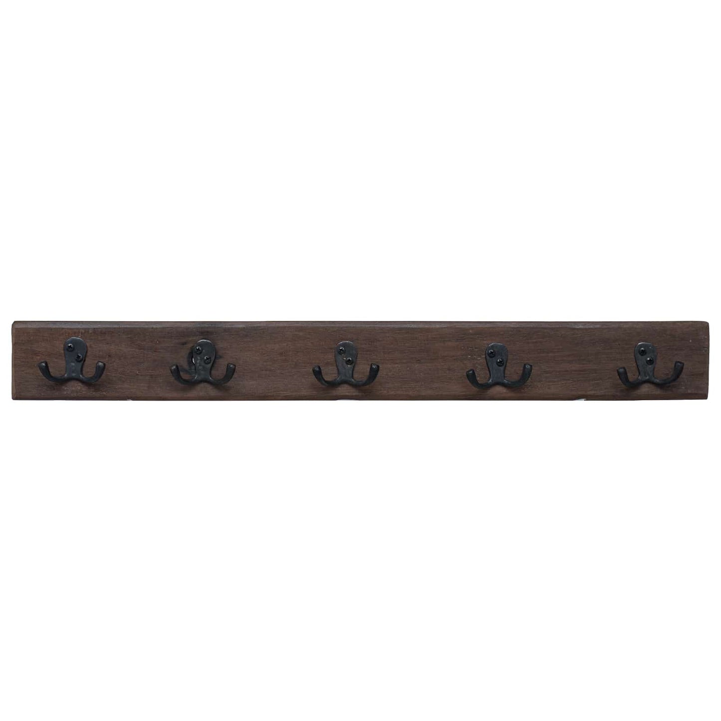 Hanger Brown 60 x 7 x 8 cm Solid Reclaim Wood