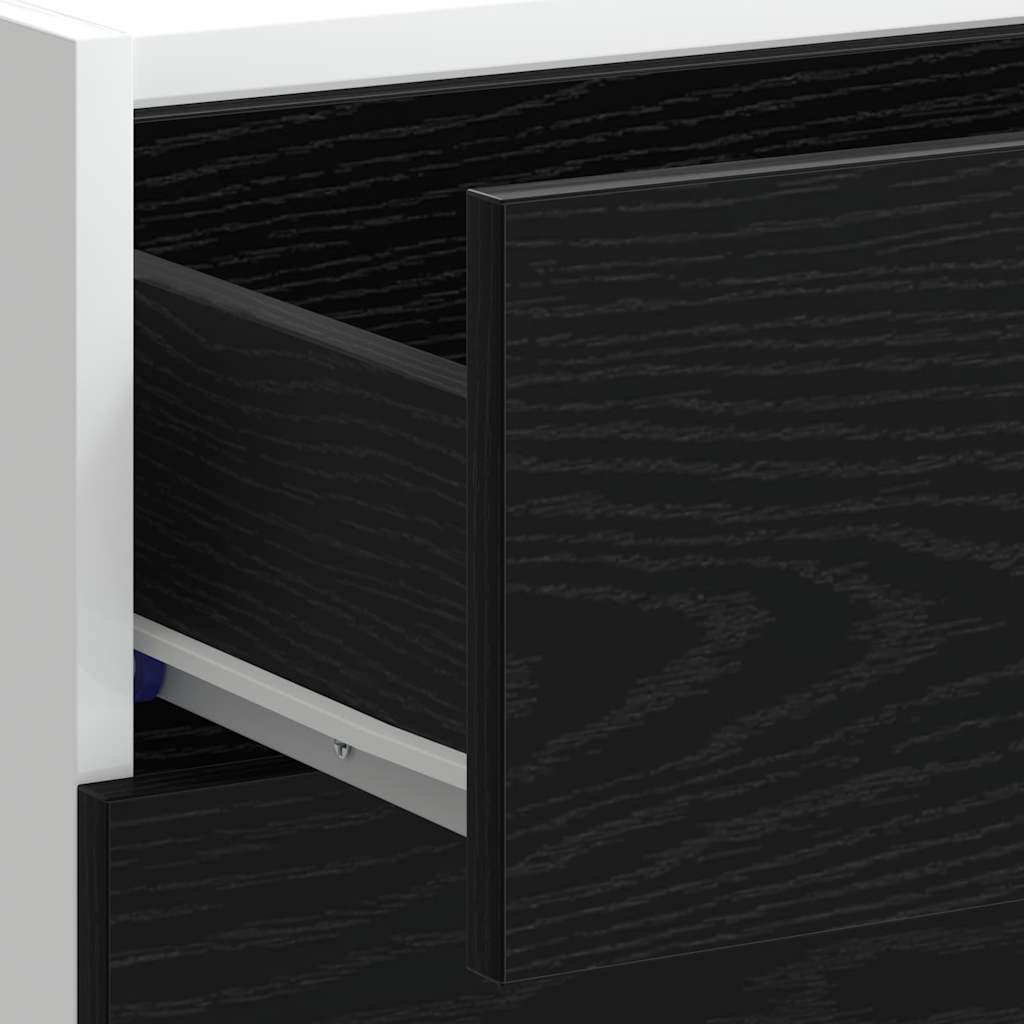 Kitchen Base Cabinet Black Oak 40 x 46 x 81.5 cm