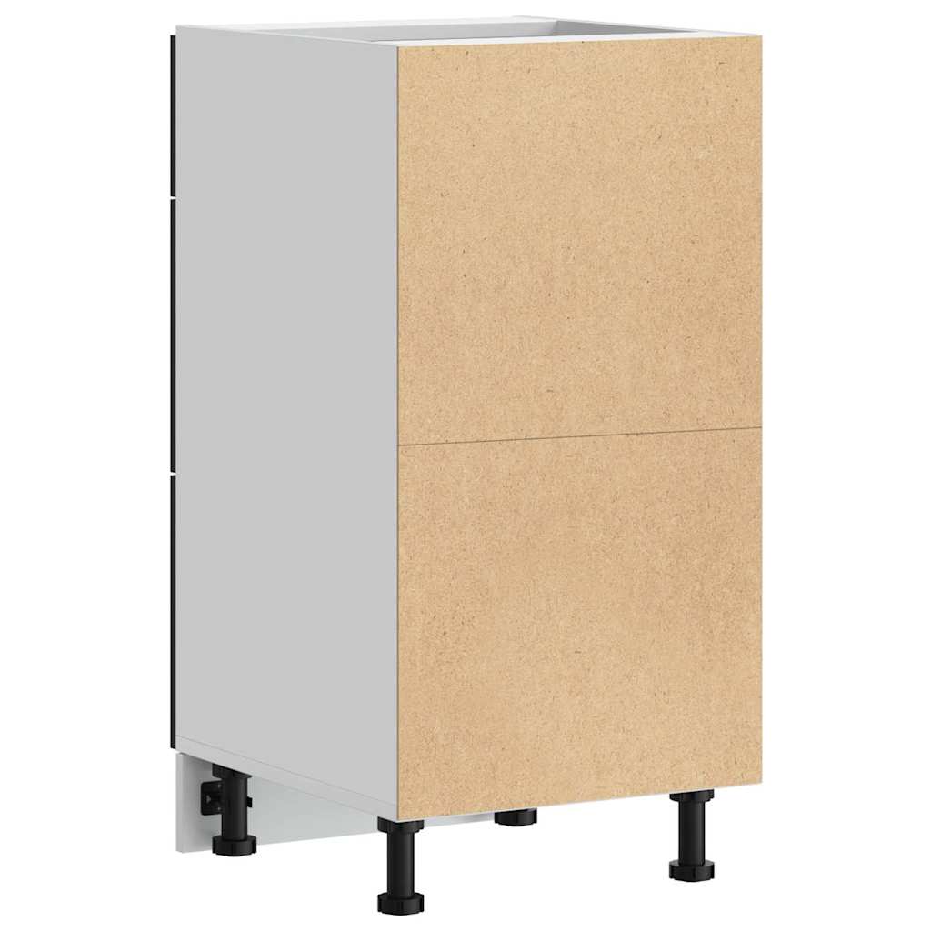 Kitchen Base Cabinet Black Oak 40 x 46 x 81.5 cm