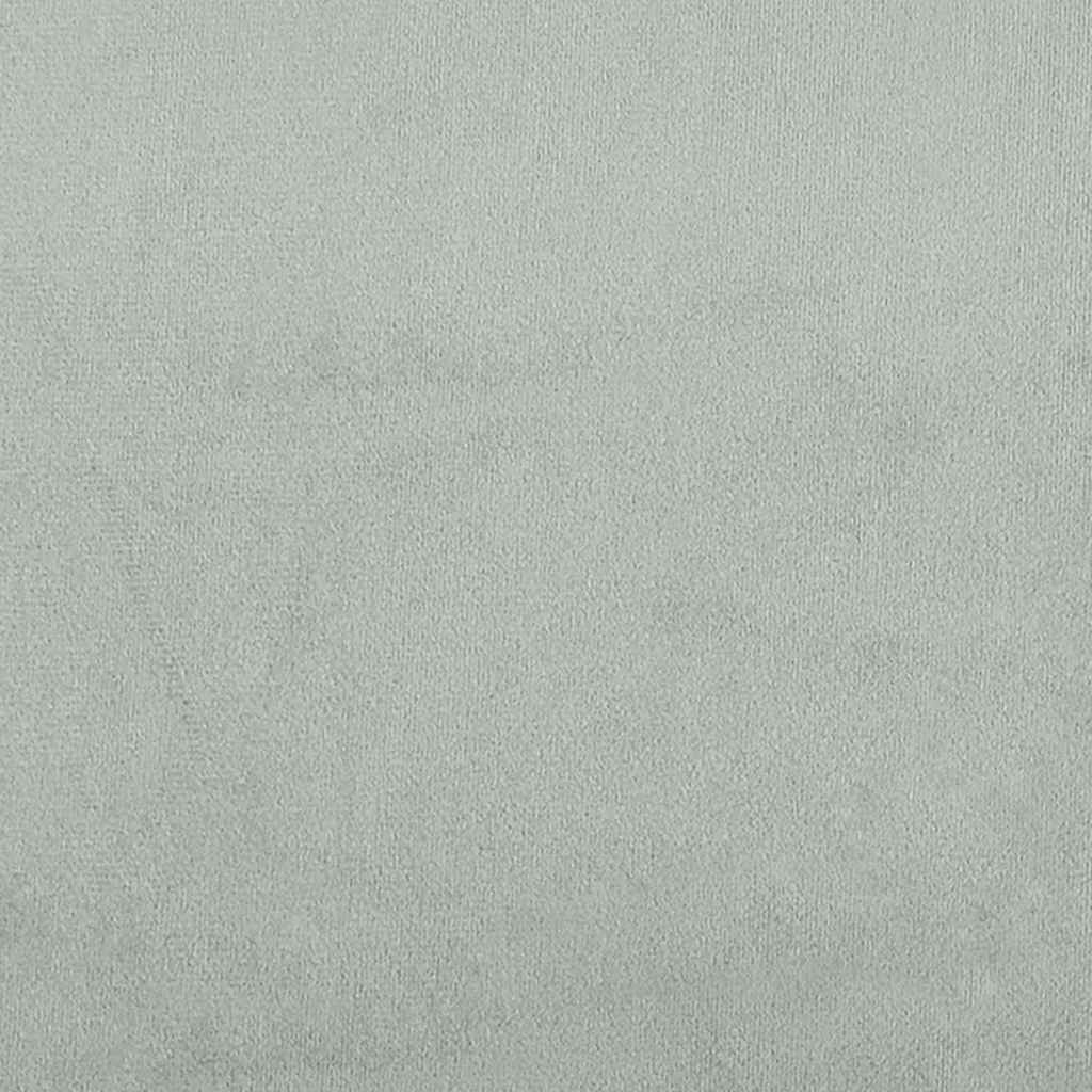 Armchair Light Grey Velvet