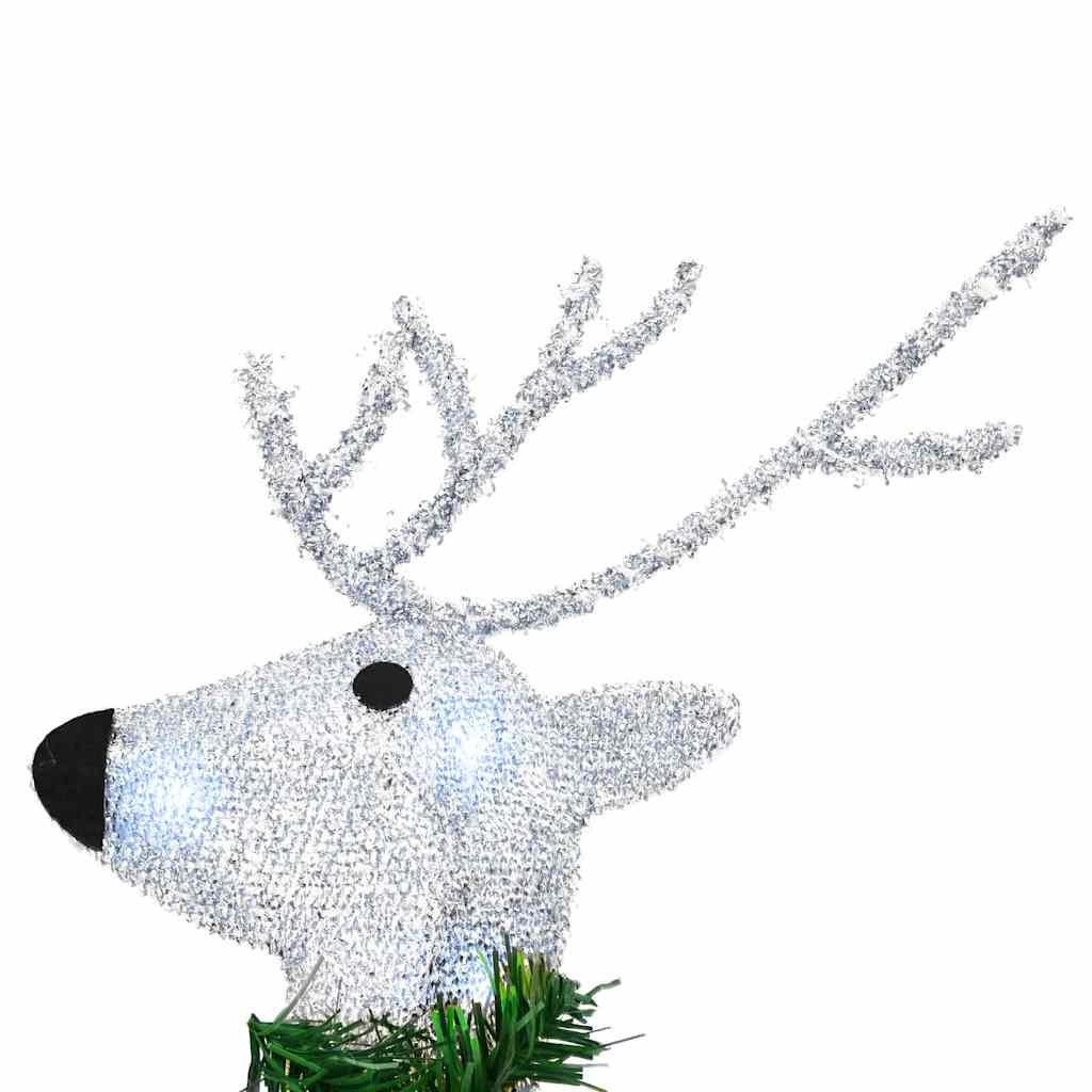 LED Reindeers 2 pcs Cold White Fabric