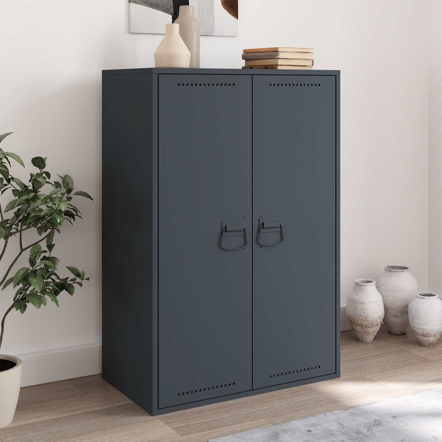 Cabinet Handles Anthracite 85 x 45 mm Metal