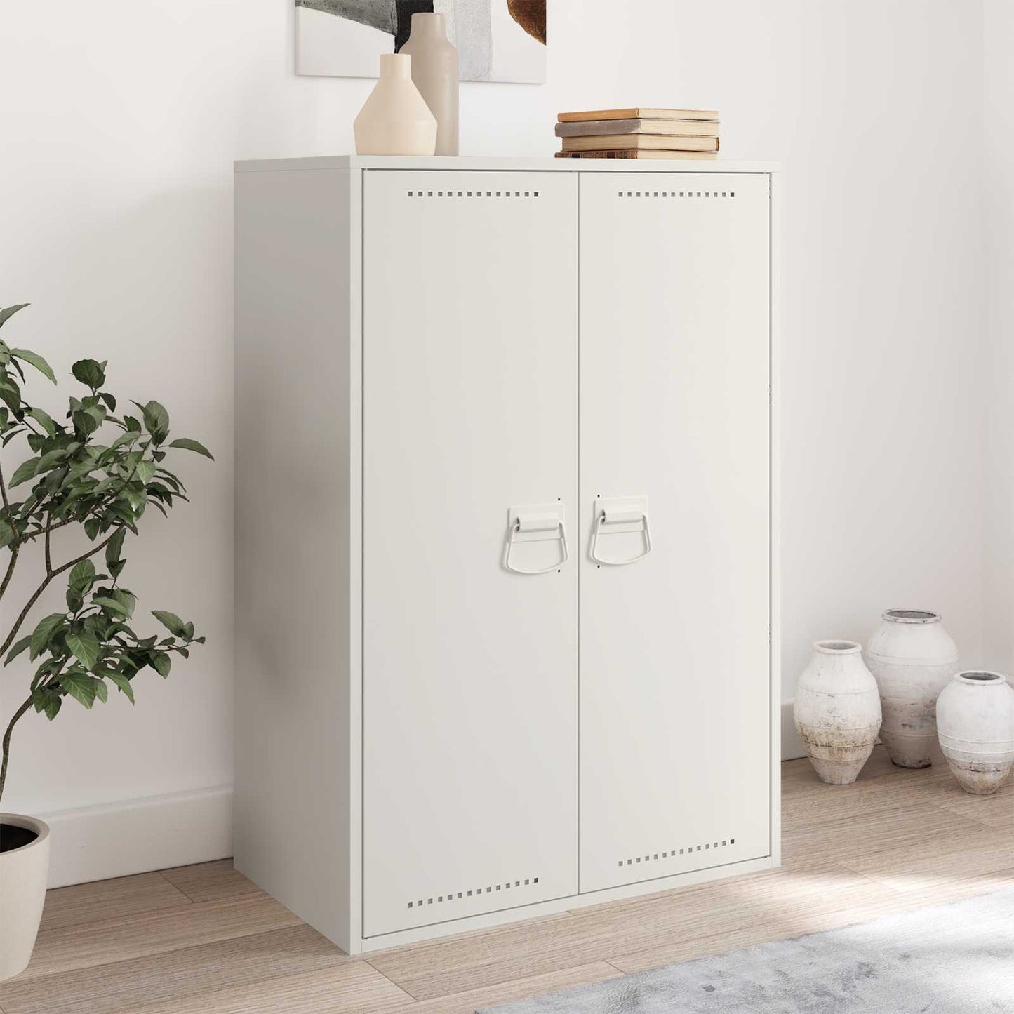 Cabinet Handles 12 pcs White 85 x 45 mm Metal