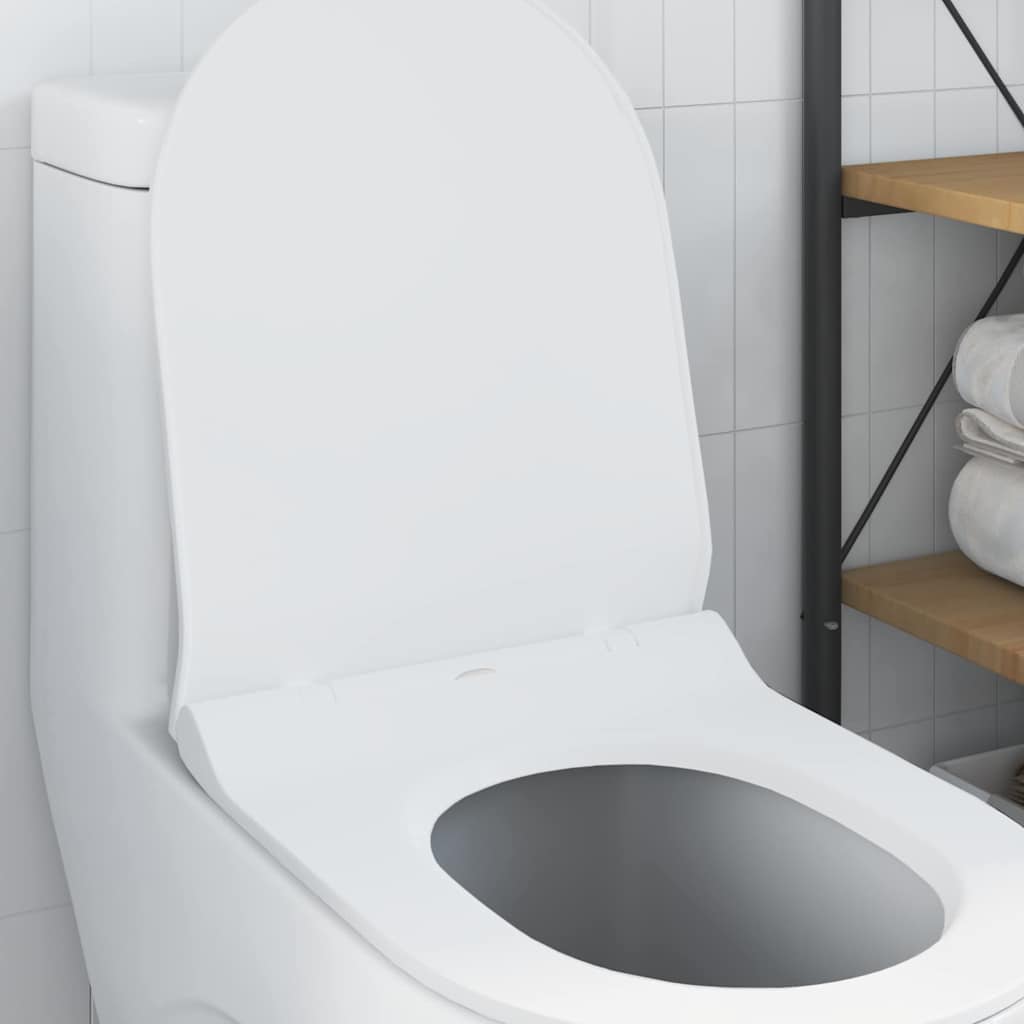 Toilet Seat Adjustable White 50 x 36.5 x 5 cm Polypropylene