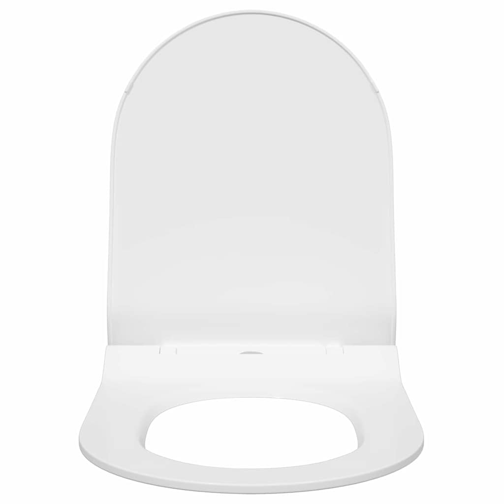 Toilet Seat Adjustable White 50 x 36.5 x 5 cm Polypropylene