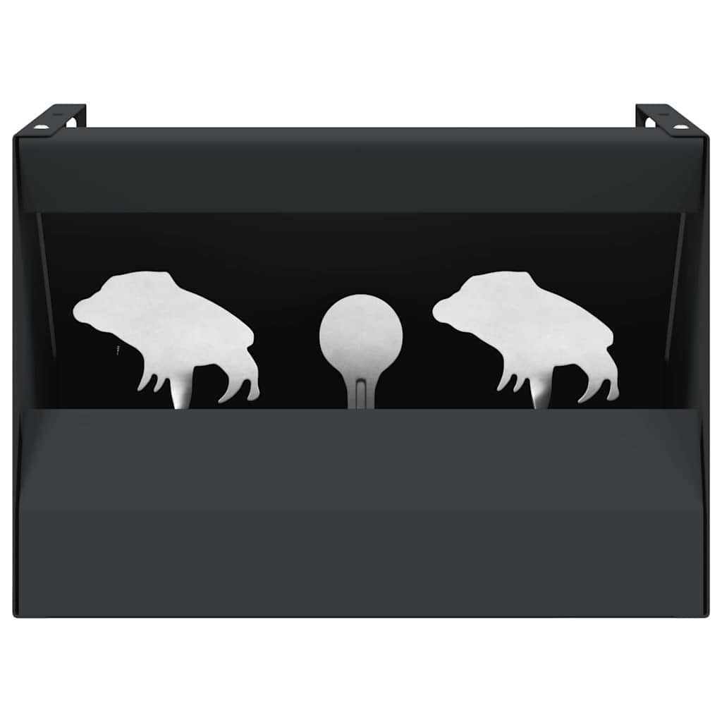 Bullet Trap Box Black 29 x 22 x 20 cm Steel
