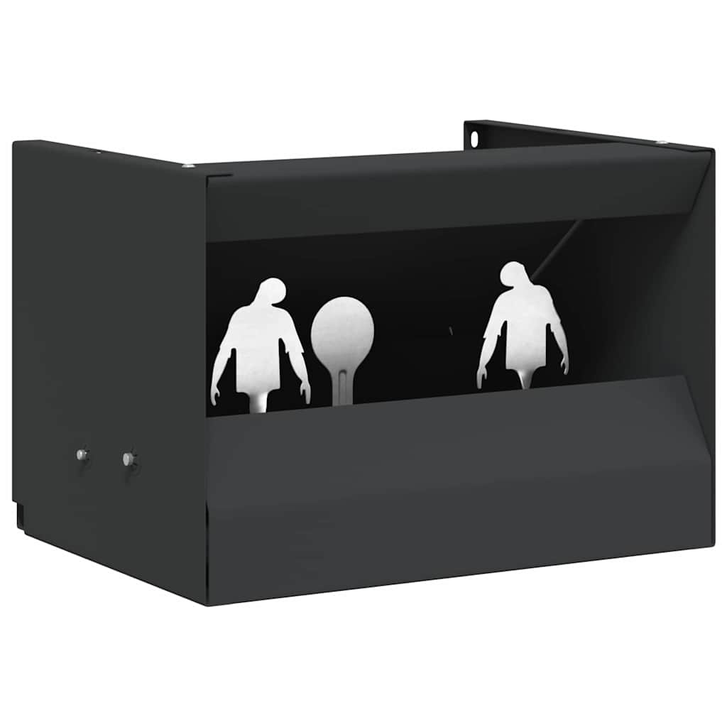 Bullet Trap Box Black 29 x 22 x 20 cm Steel