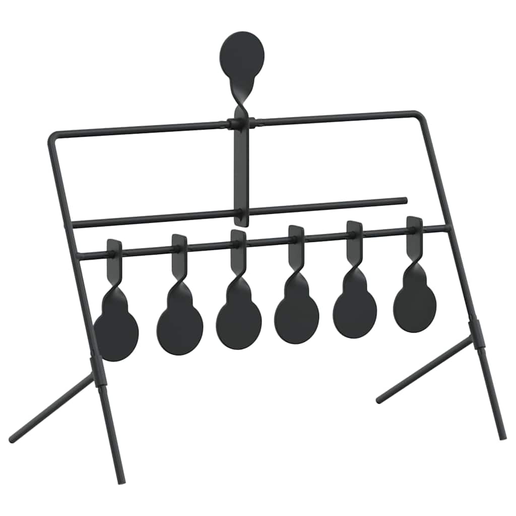 Resetting Target Black 38 x 20 x 33.5 cm Steel