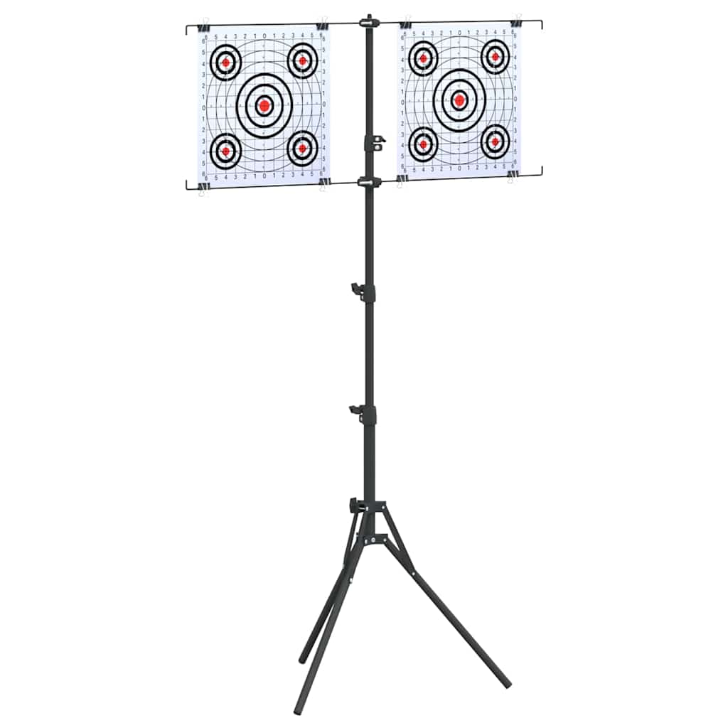 Target Stand Folding Black and White 82.5 x 51 x 150 cm Metal