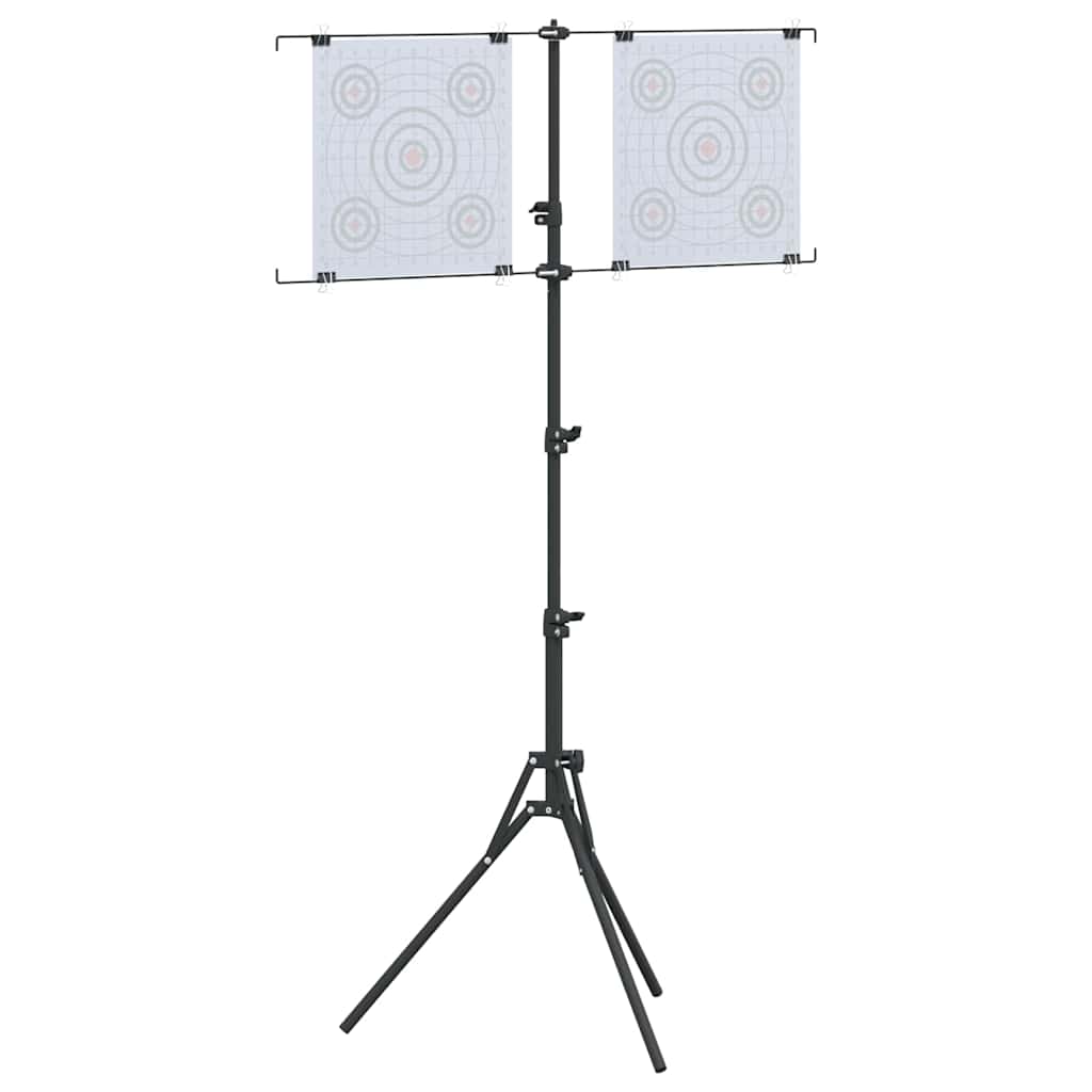 Target Stand Folding Black and White 82.5 x 51 x 150 cm Metal