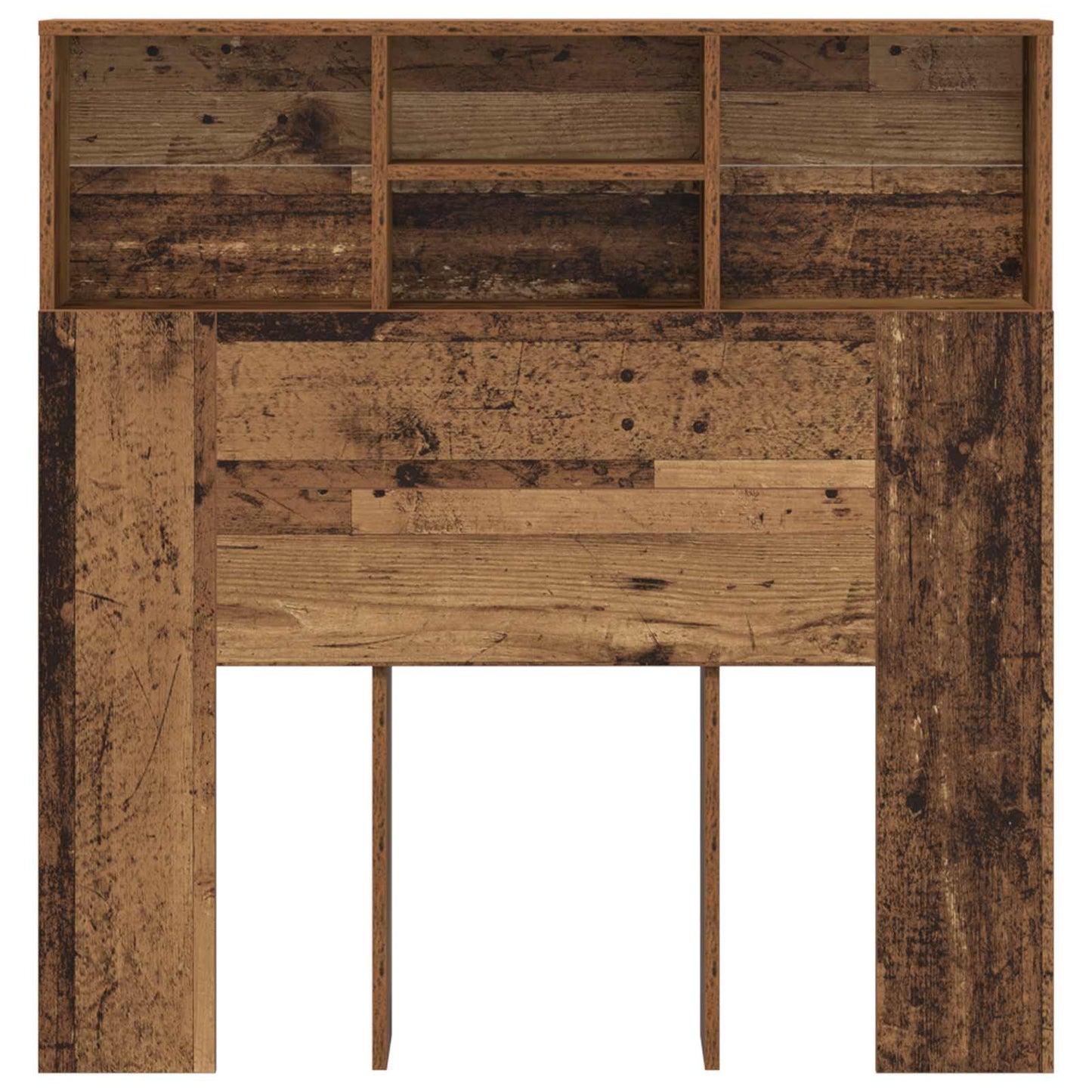 Headboard Cabinet Old Wood 100 x 19 x 103.5 cm Engineered Wood