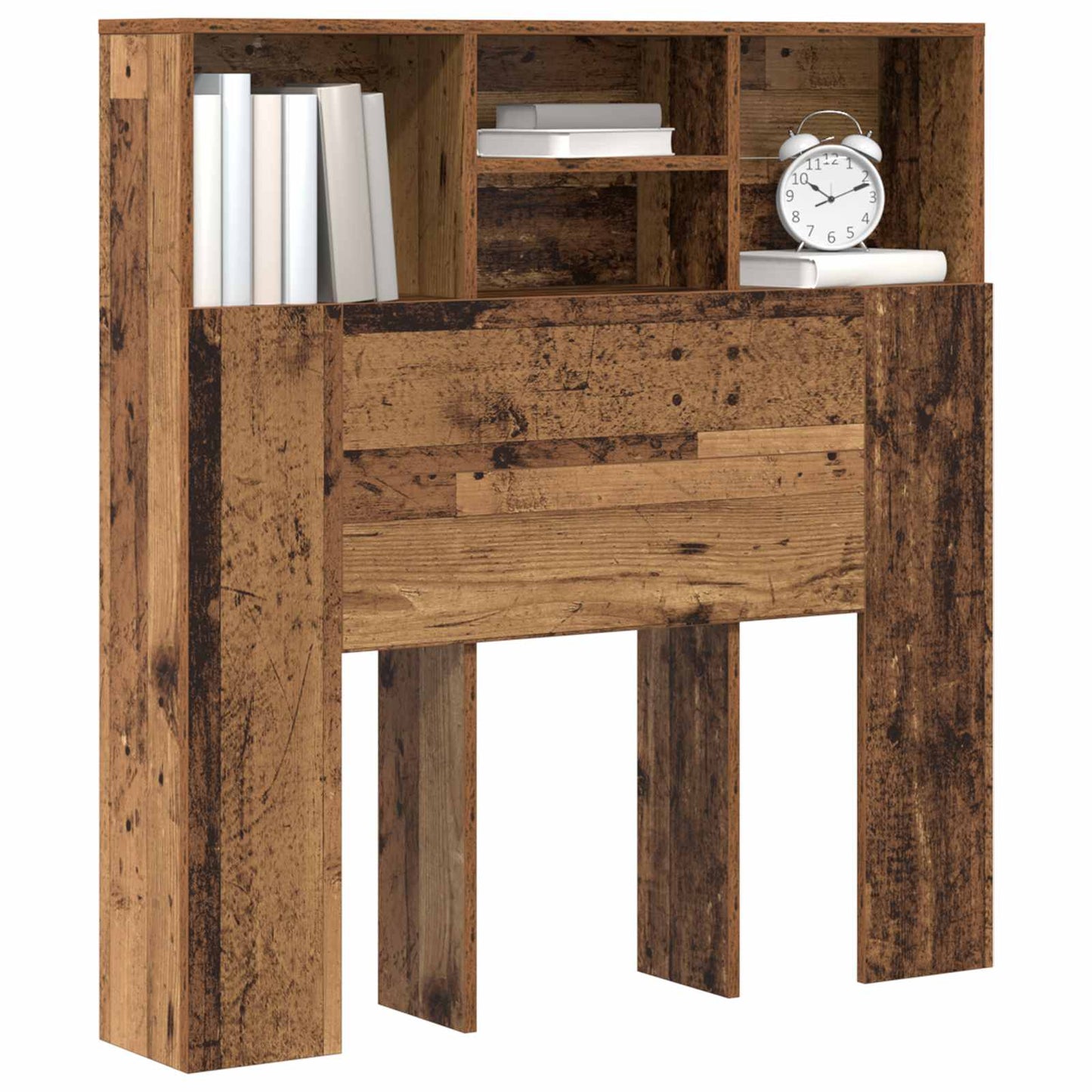 Headboard Cabinet Old Wood 100 x 19 x 103.5 cm Engineered Wood
