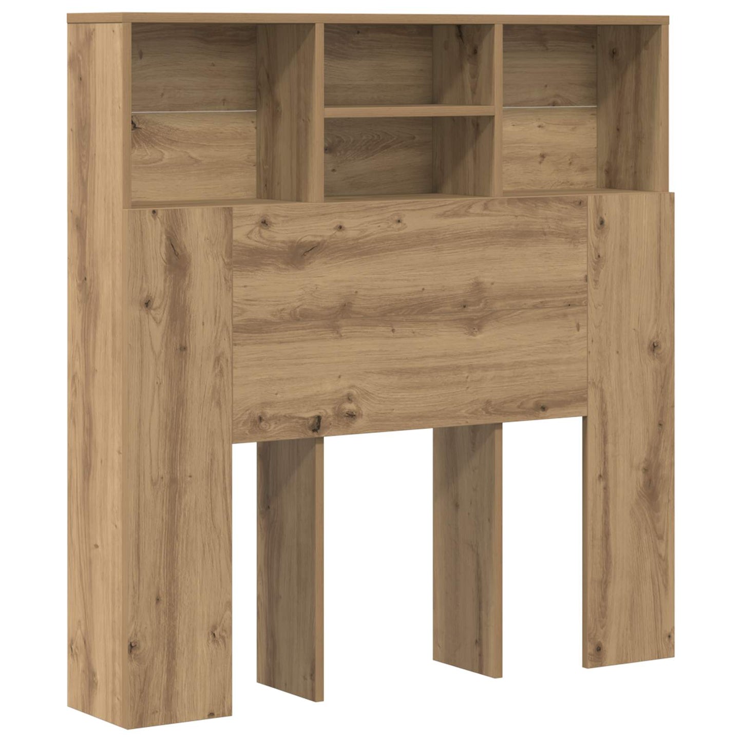 Headboard Cabinet with Shelf Artisan Oak 100 x 19 x 103.5 cm
