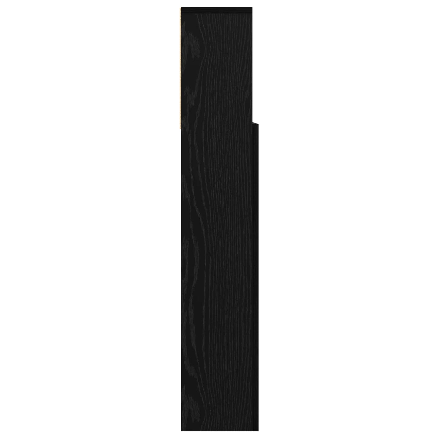Headboard Cabinet Black Oak 100 x 19 x 103.5 cm Engineered Wood