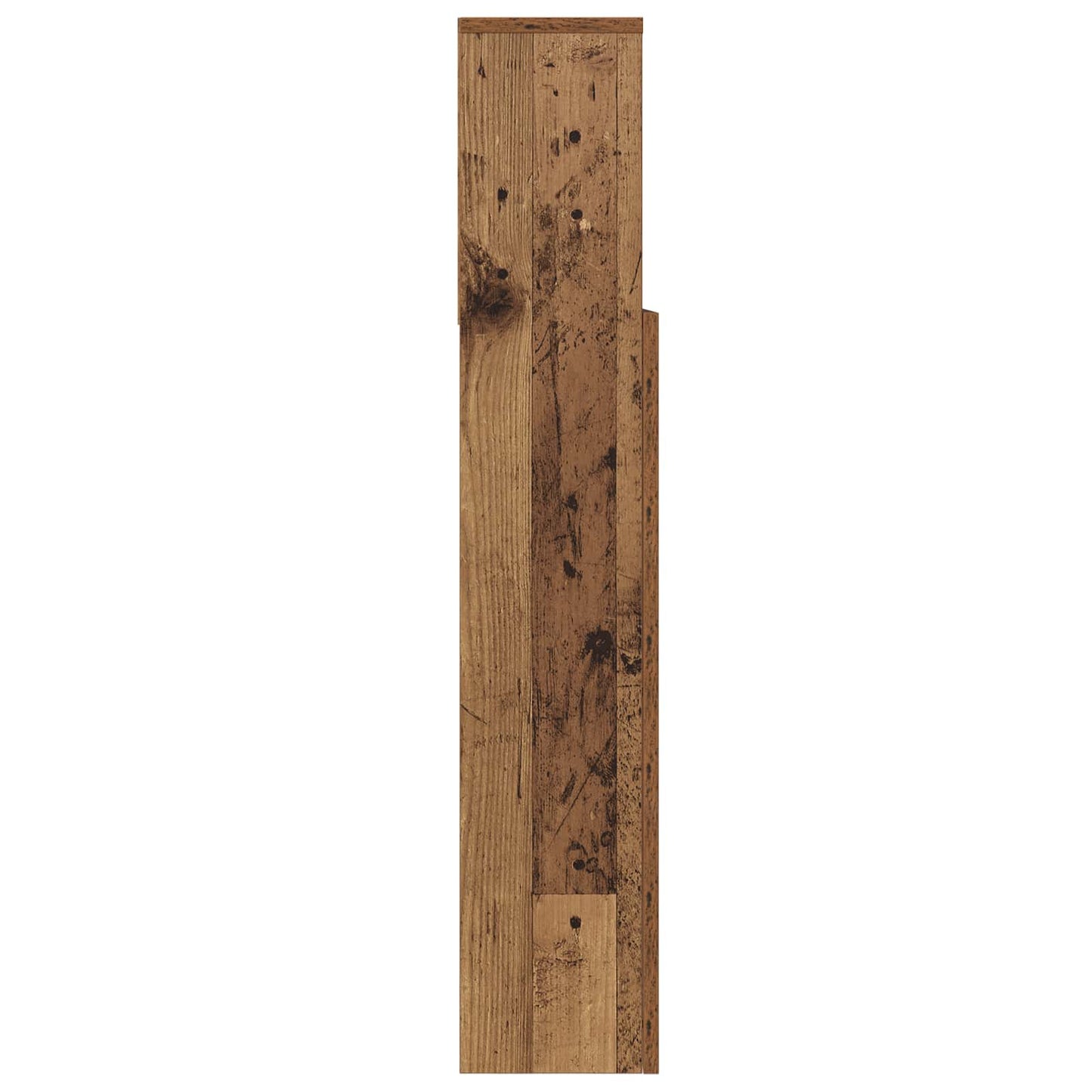Headboard Cabinet Old Wood 220 x 19 x 101.5 cm Engineered Wood