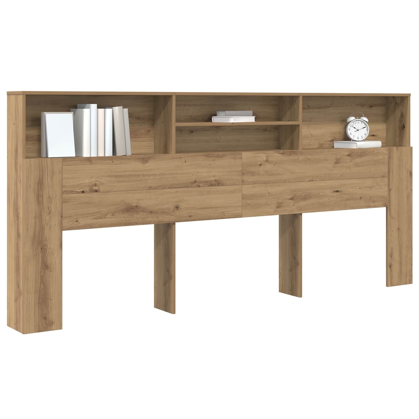 Headboard Cabinet with Shelf Artisan Oak 220 x 19 x 101.5 cm