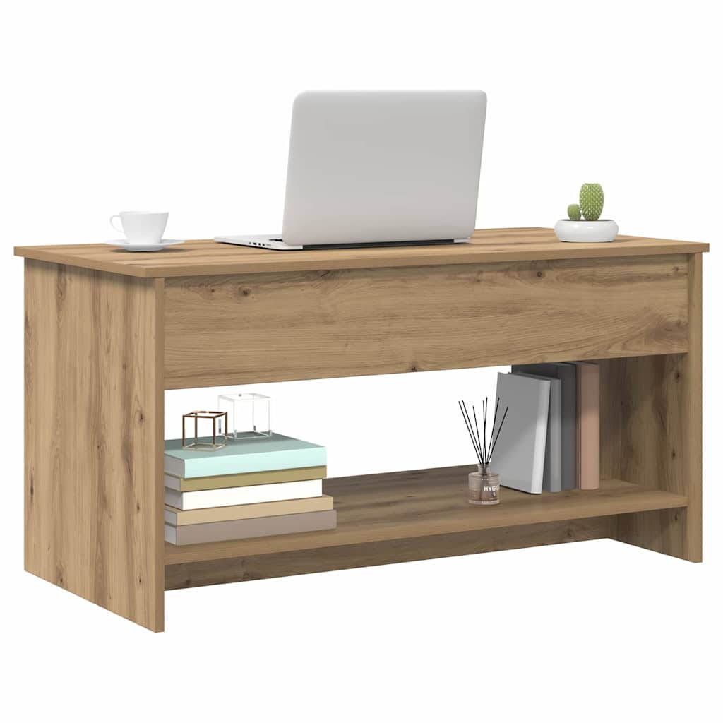 Coffee Table Artisan Oak 80 x 50.5 x 41.5 cm Engineered Wood