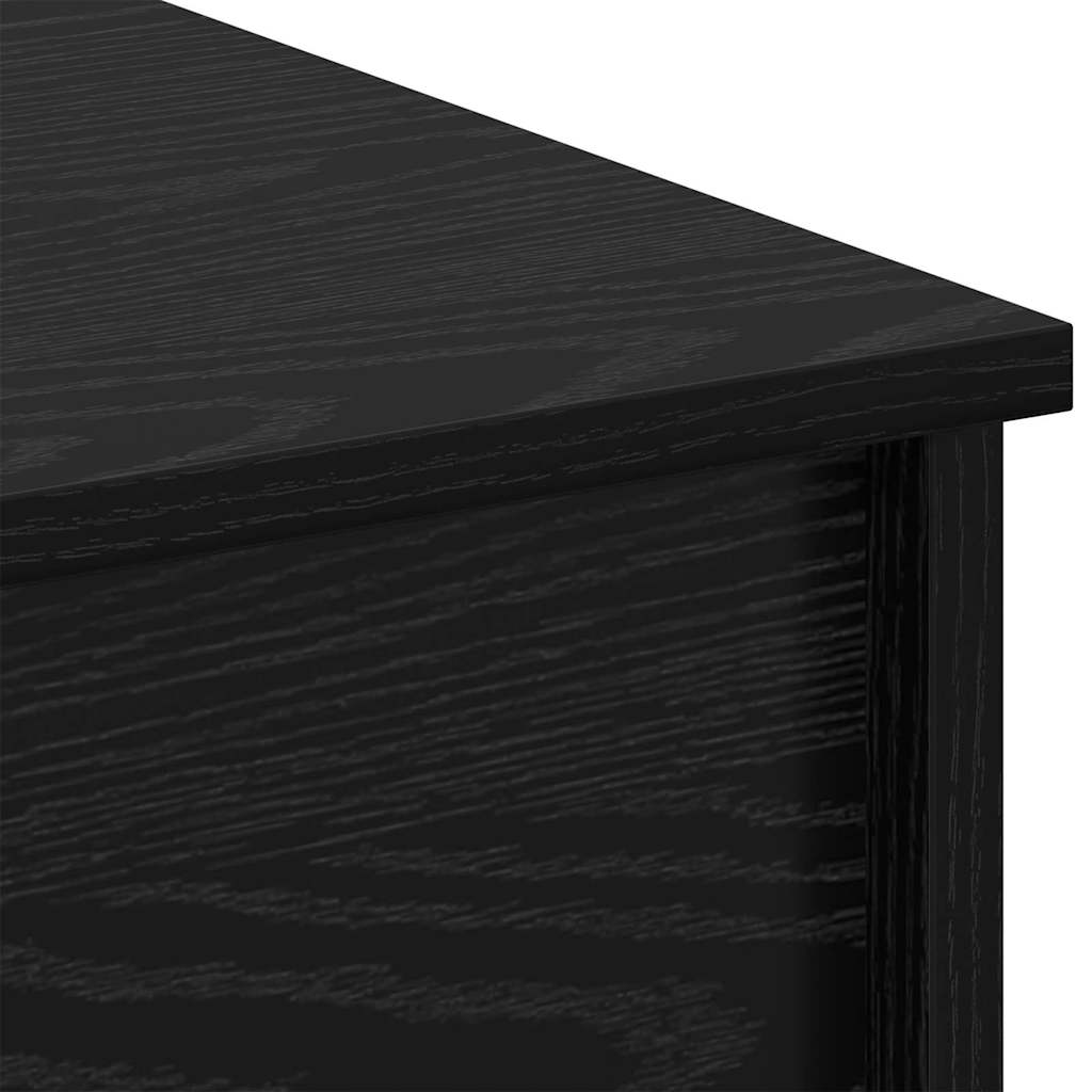 Coffee Table Black Oak 80 x 50.5 x 41.5 cm Engineered Wood