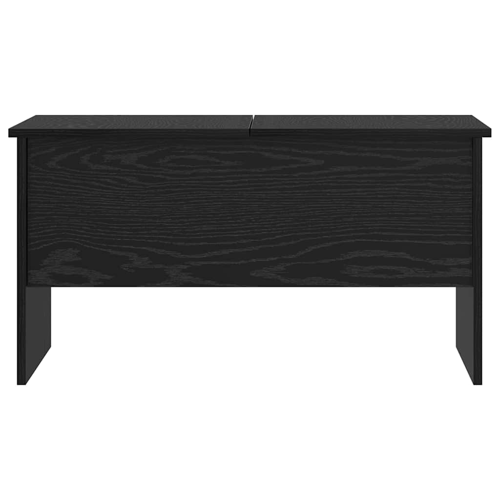 Coffee Table Black Oak 102 x 50.5 x 46.5 cm Engineered Wood