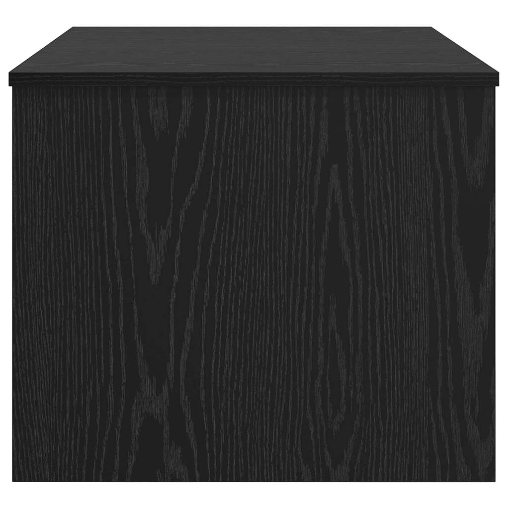 Coffee Table Black Oak 102 x 50.5 x 46.5 cm Engineered Wood