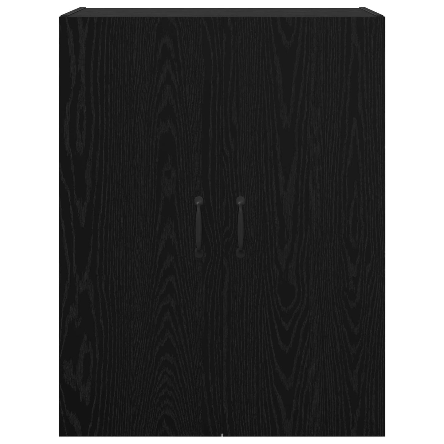 Wall Cabinet Black Oak 69.5 x 34 x 90 cm Engineered Wood