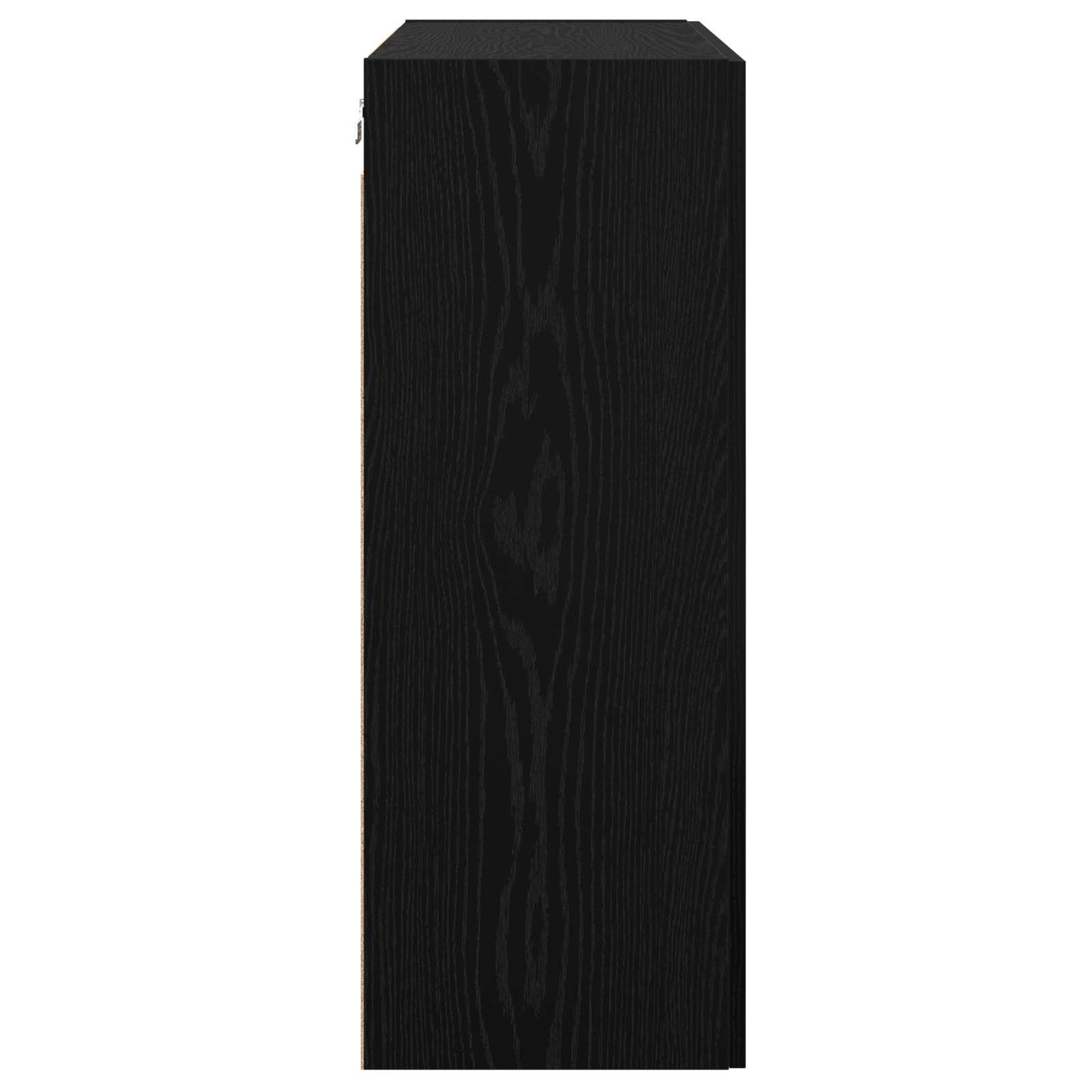 Storage Cabinet Wall-mounted Black Oak 69.5 x 34 x 90 cm